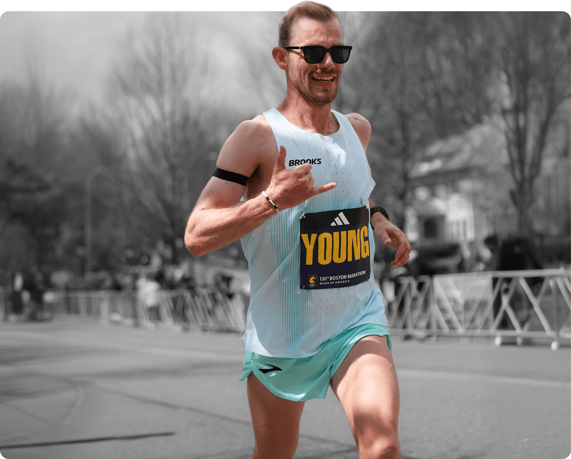 Runners training together